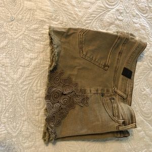 Olive shorts by C P J size 7